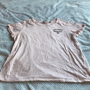 Disney mickey mouse graphic tee shirt (L)
